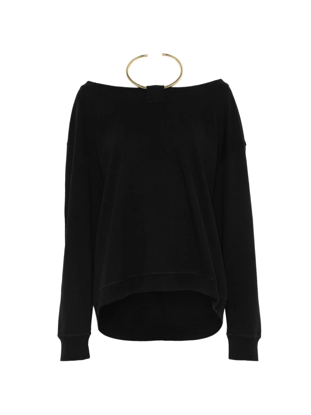 boat-neck top - 1