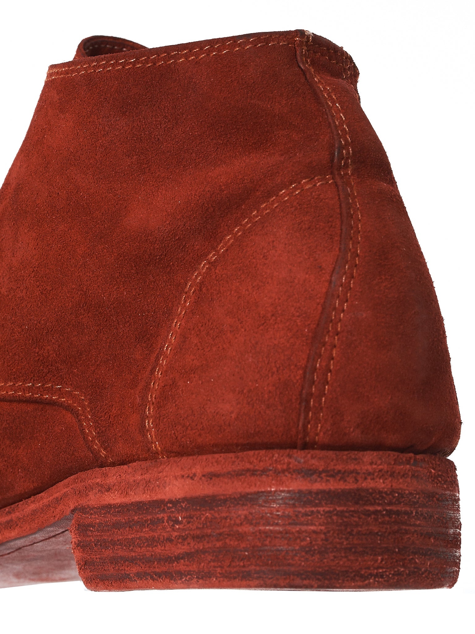 Suede Dyed Leather Boots - 4