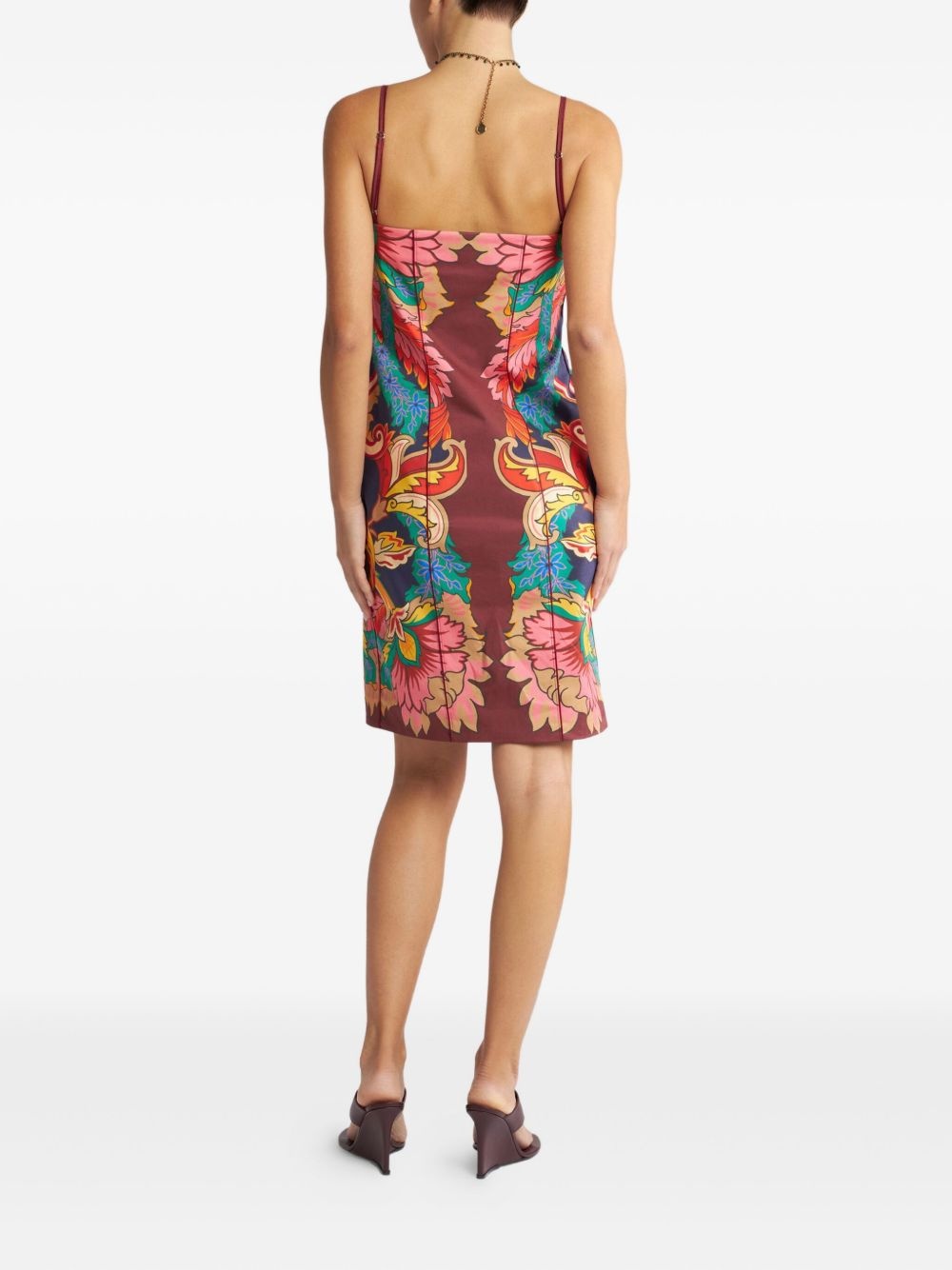 floral-print dress - 3