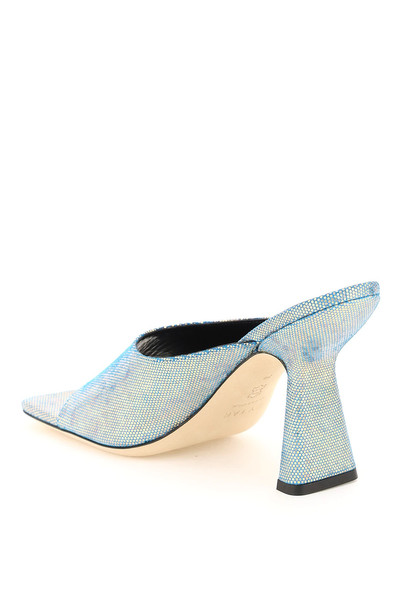 BY FAR HOLOGRAM LEATHER ZAYA SANDALS outlook