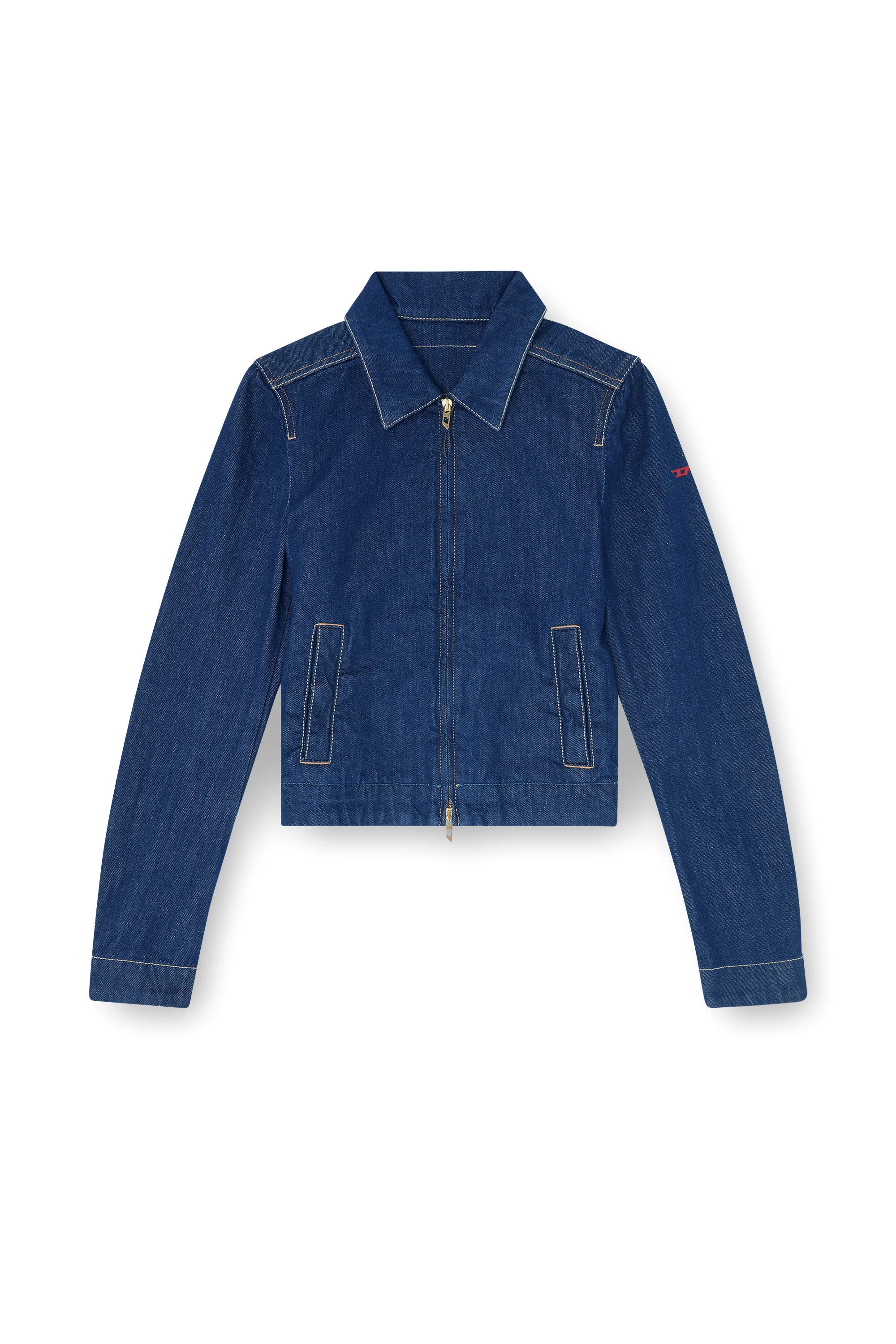 COACH JACKET IN RINSE DENIM - 1