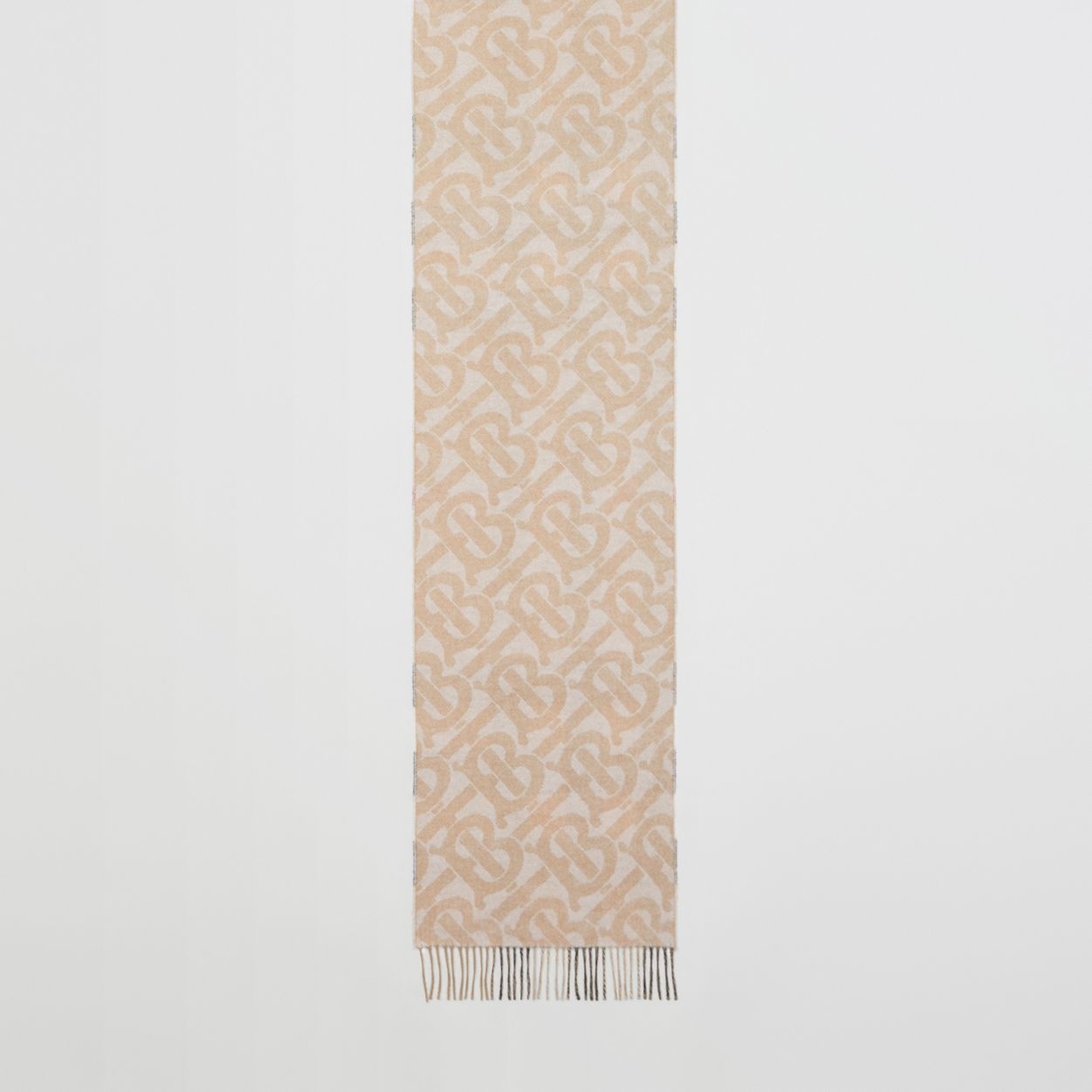 Reversible Check and Monogram Cashmere Scarf - 5