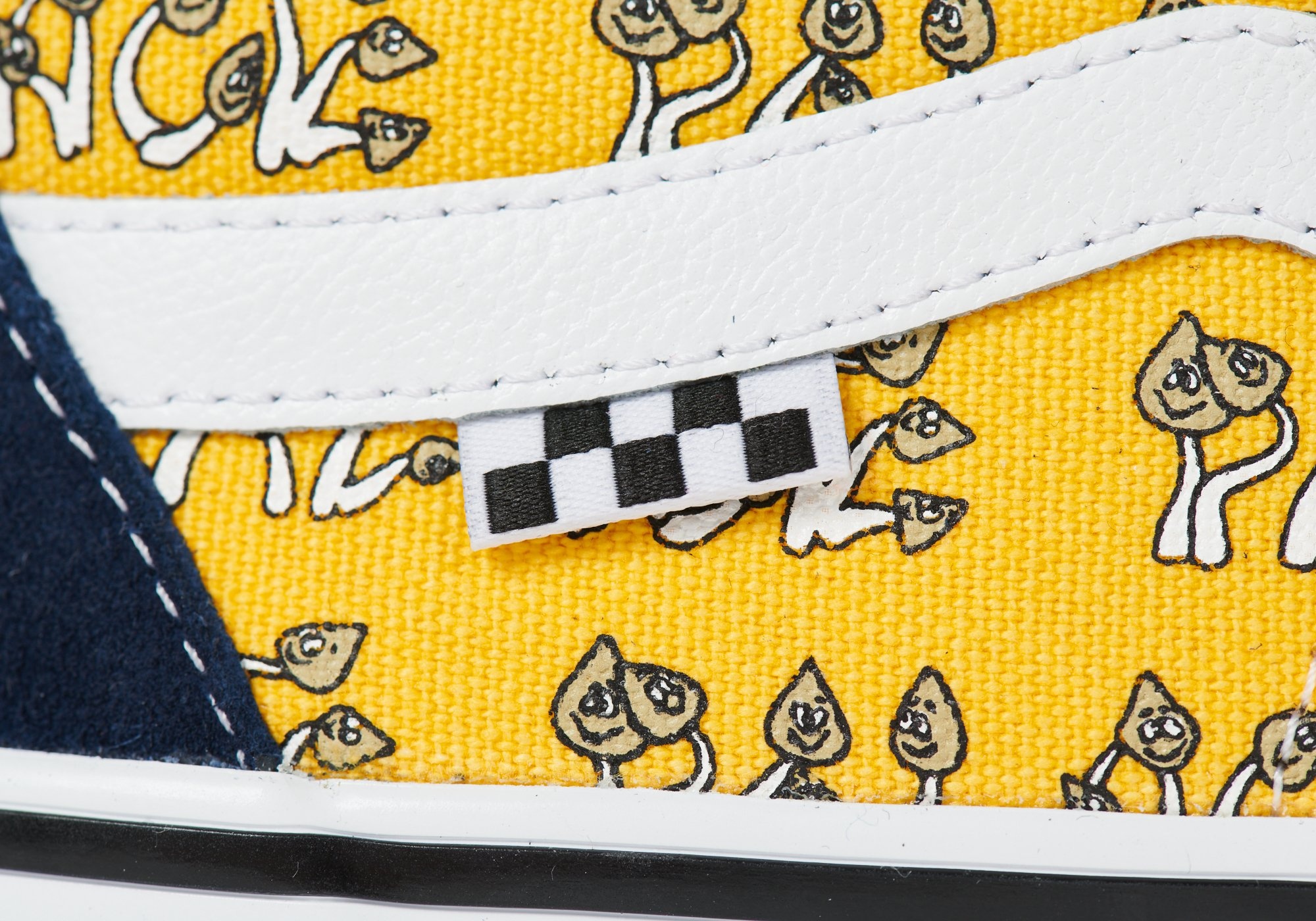 PALACE VANS SKATE SK8-HI YELLOW / P SHROOM - 7