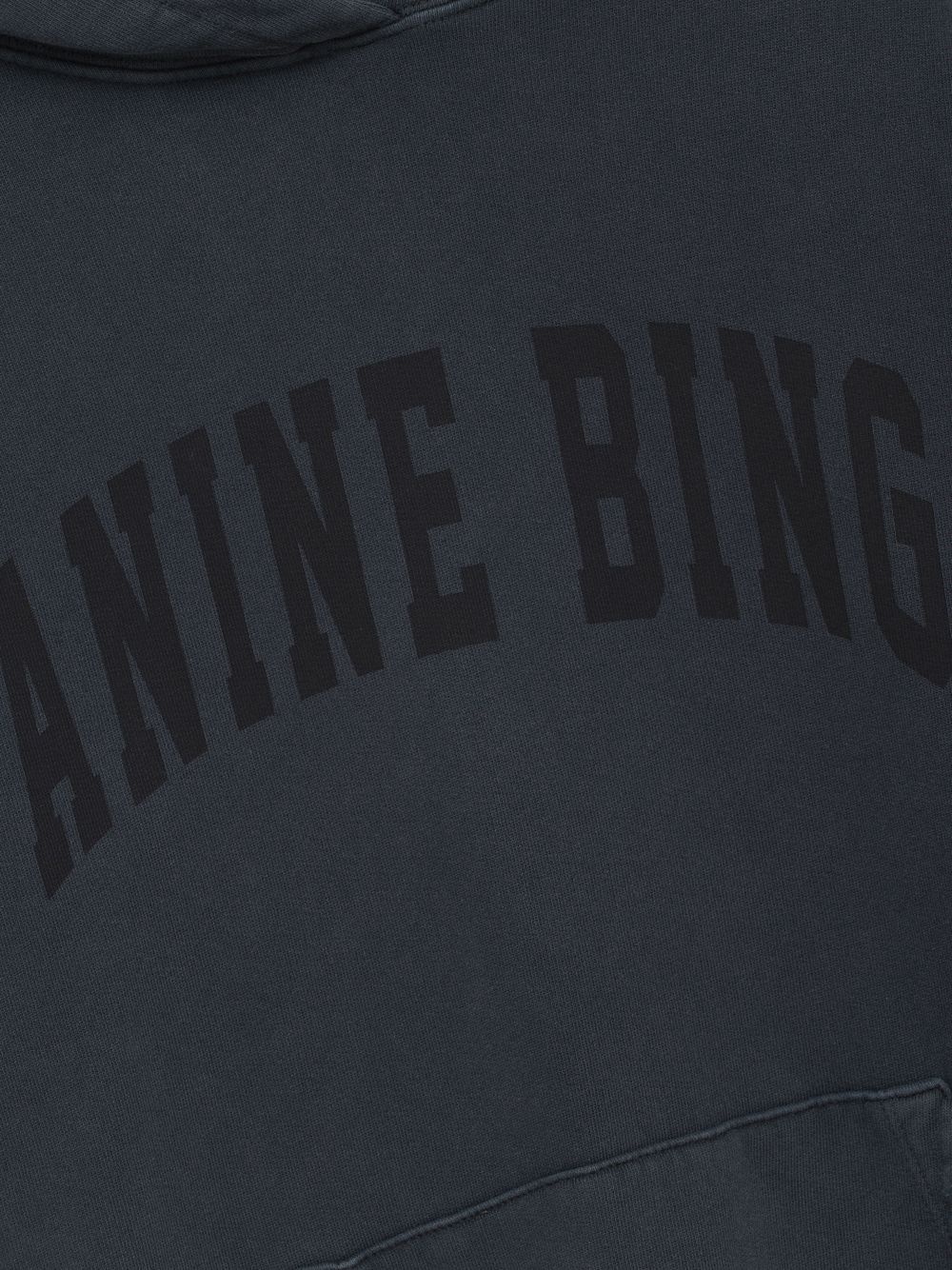Harvey logo-print cotton hoodie - 4