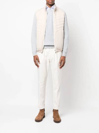 Brunello Cucinelli zipped padded gilet outlook