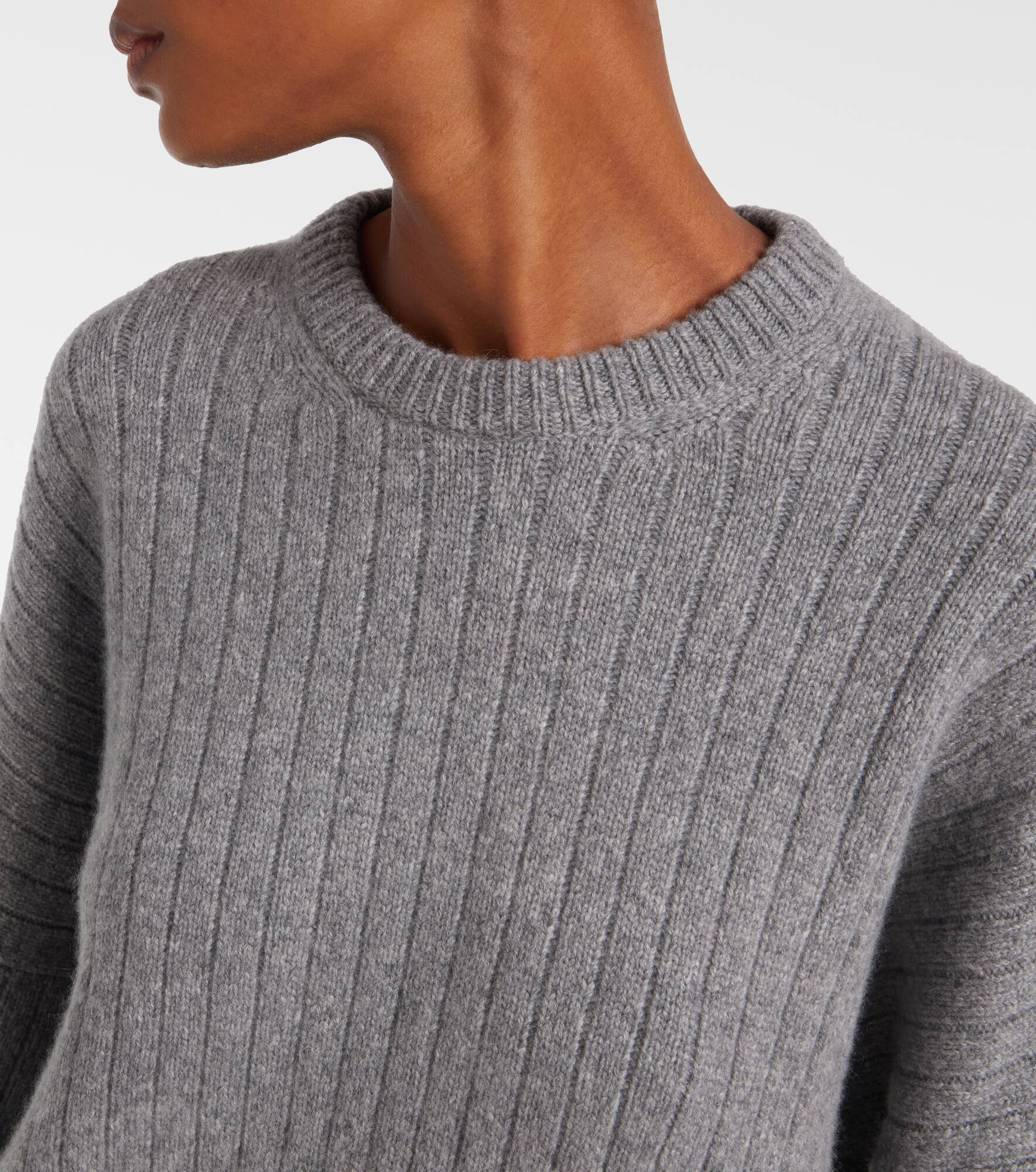 Lennox ribbed-knit cashmere sweater - 4