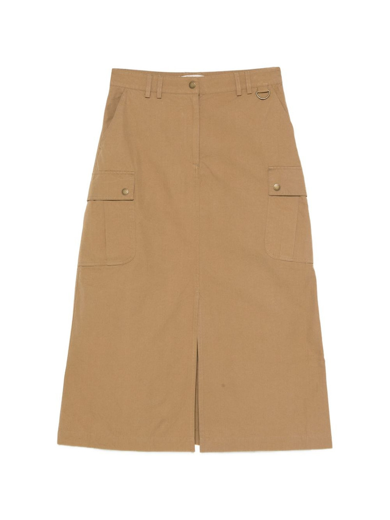 Gwen cargo front-slit skirt 1