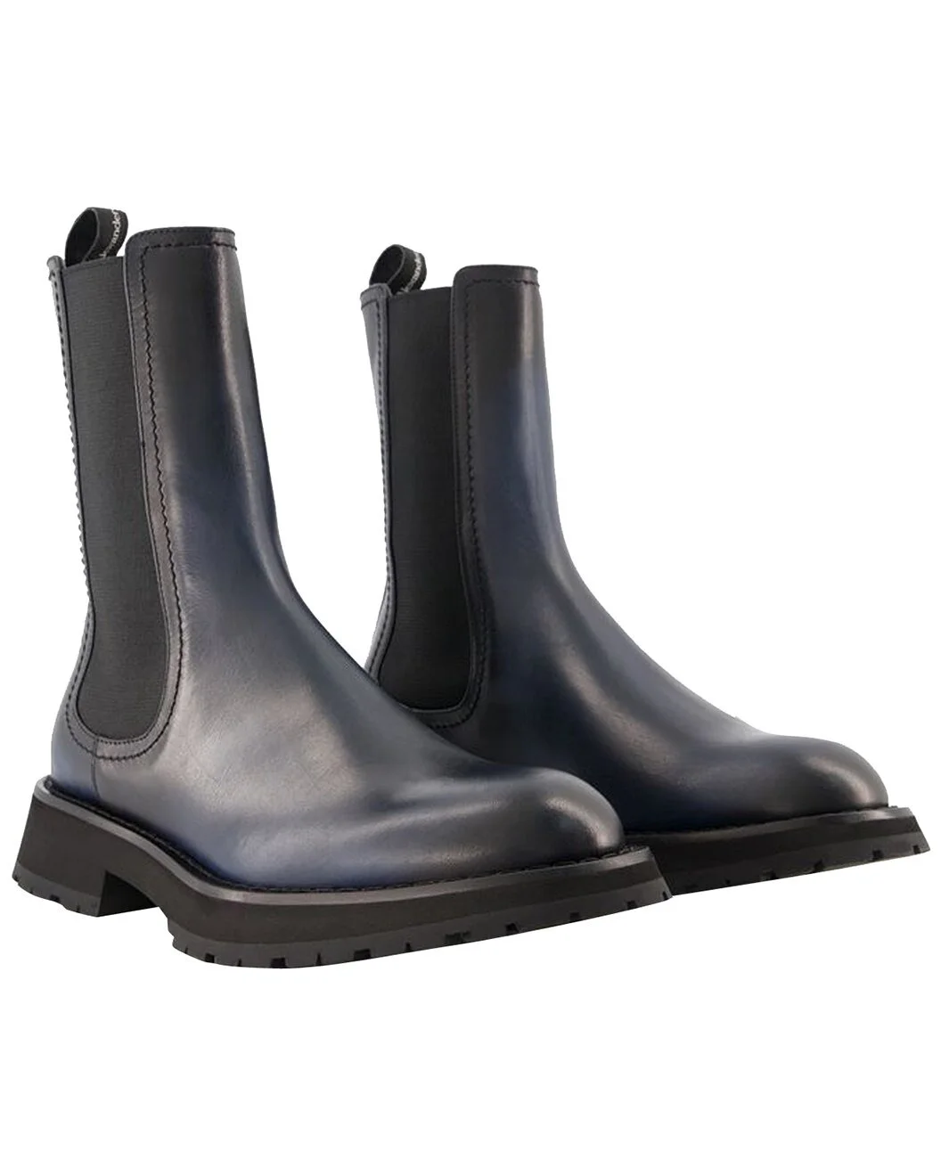 Alexander McQueen Men's Leather Chelsea Boot (Authentic Pre-Loved) - 1