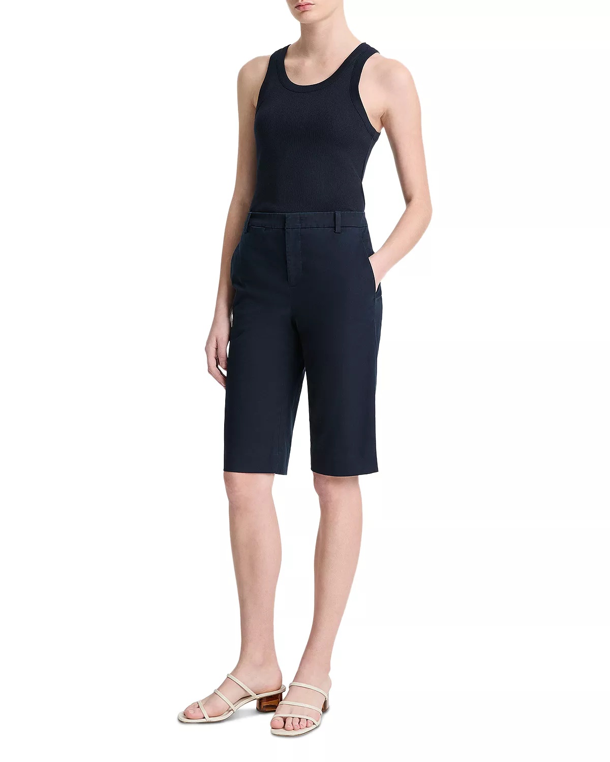Mid Rise Chino Shorts - 2