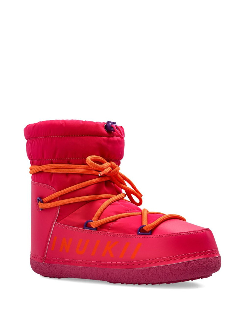 INUIKII logo-detail lace-up boots outlook