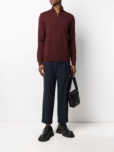 Paul Smith fine-knit zipped jumper outlook