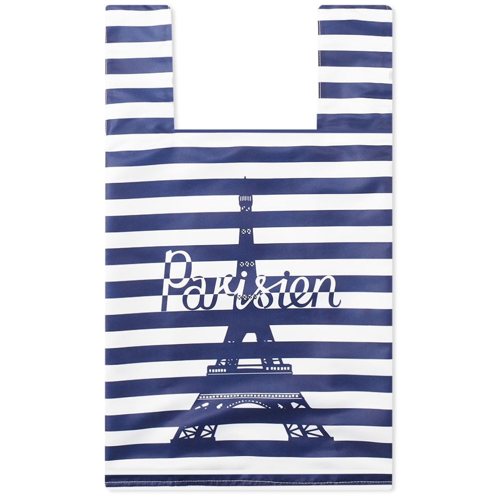 Maison Kitsuné Parisien Tower Striped Nylon Bag - 1