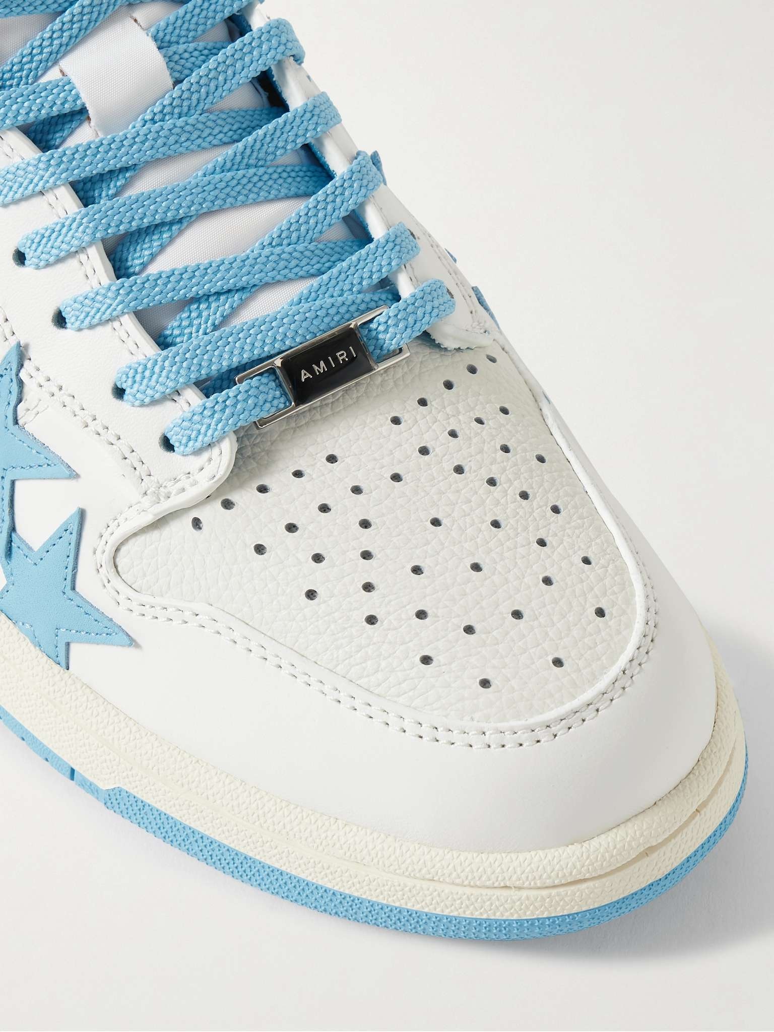 Stars Low Appliquéd Leather Sneakers - 6