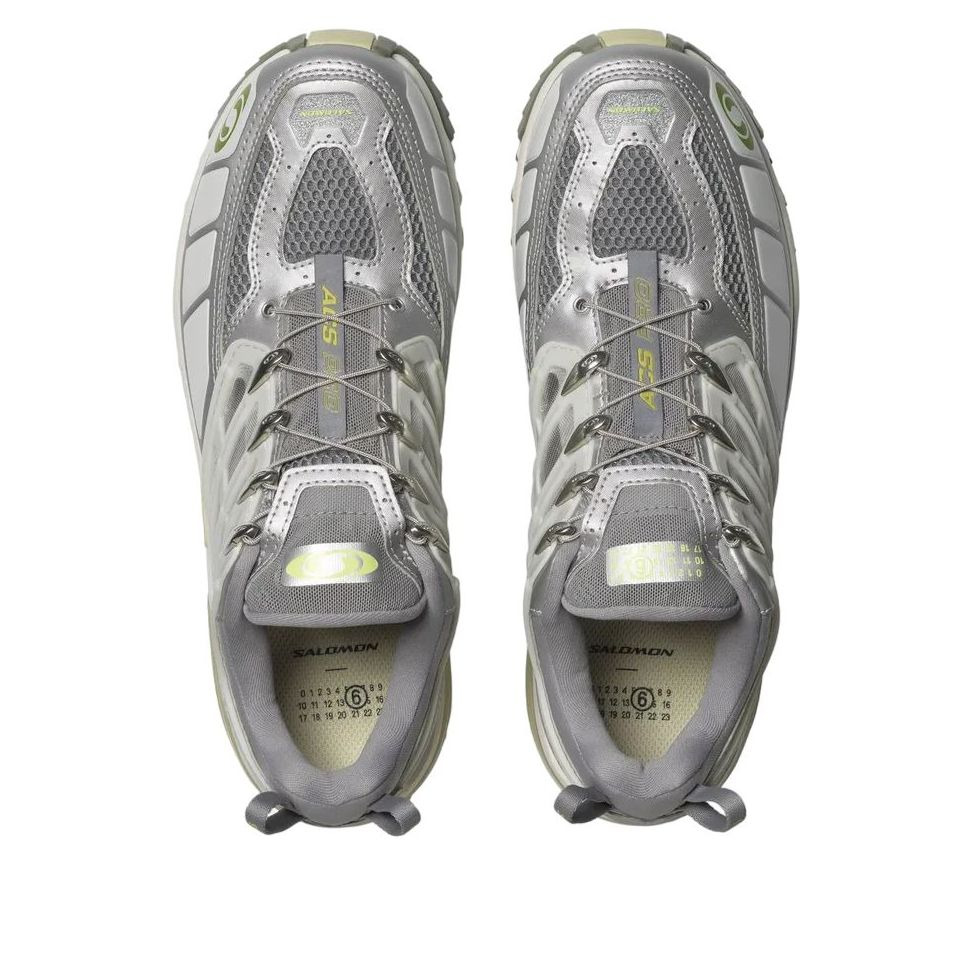 SALOMON x MM6 Maison Margiela ACS Pro 'Sharkskin Silver Sharp Green' 476994 - 3