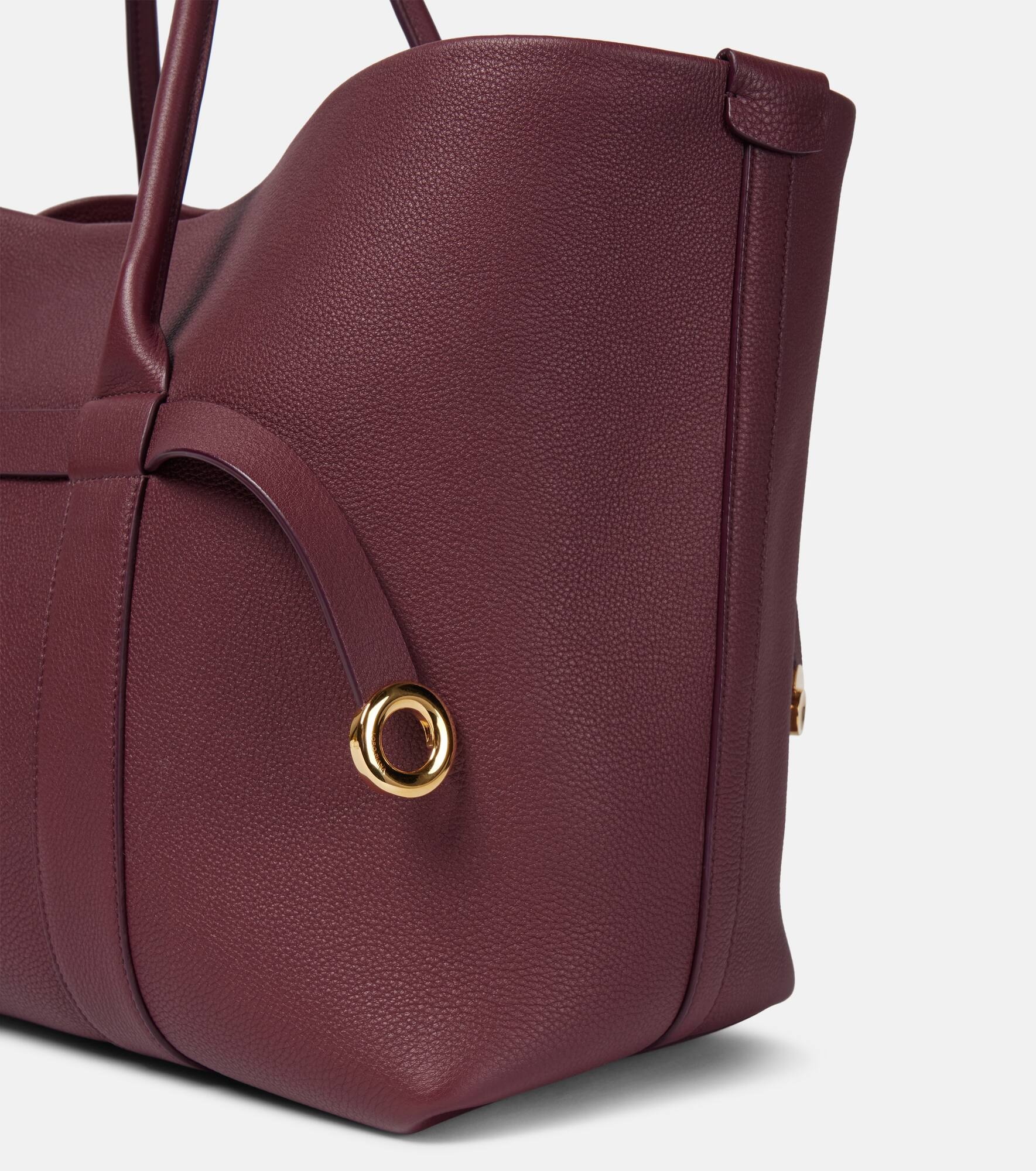 Ghiera Large leather shopper - 6