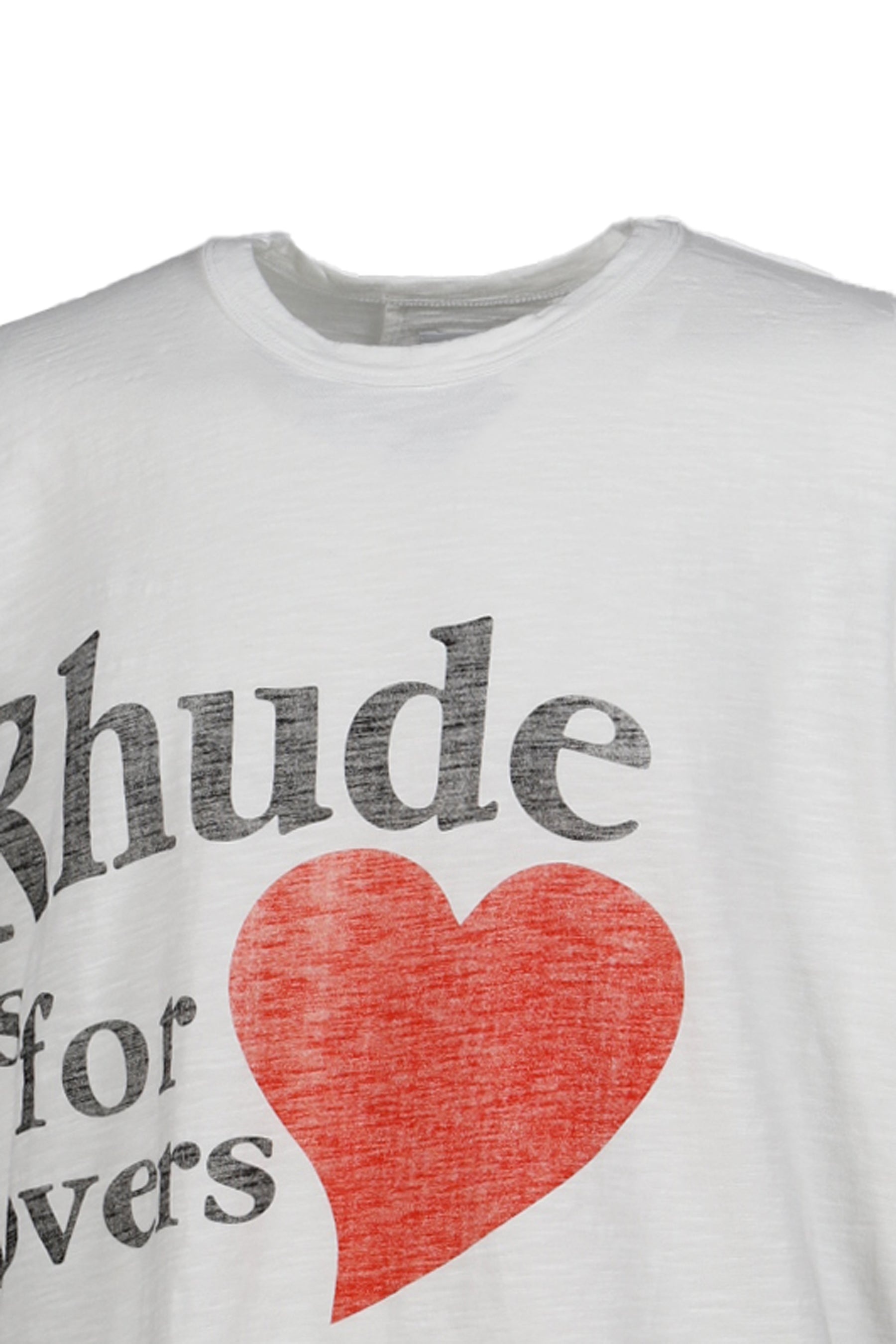 RHUDE LOVERS SLUB TEE / WHT - 3
