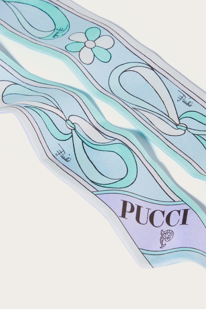 ORCHIDEE PRINT SILK SCARF 4