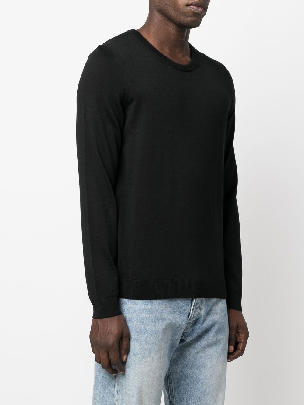 crew neck pullover sweater - 3