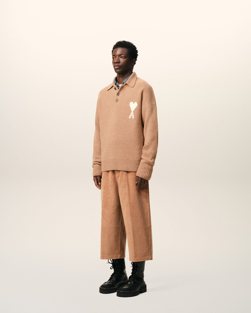 BROWN ALPACA AMI DE COEUR POLO 6