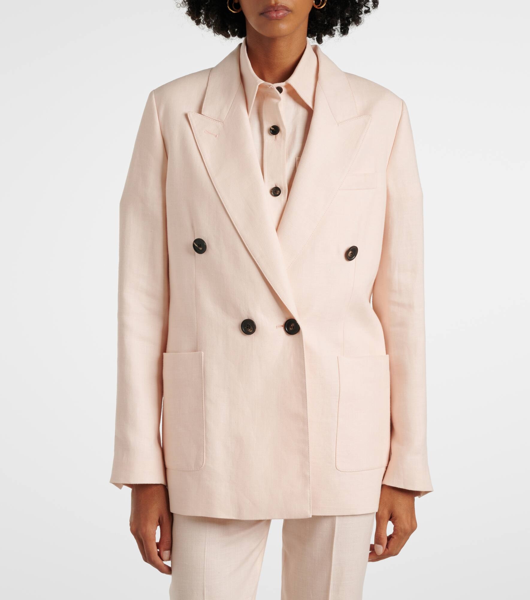 Genny linen and wool Batavia blazer - 6