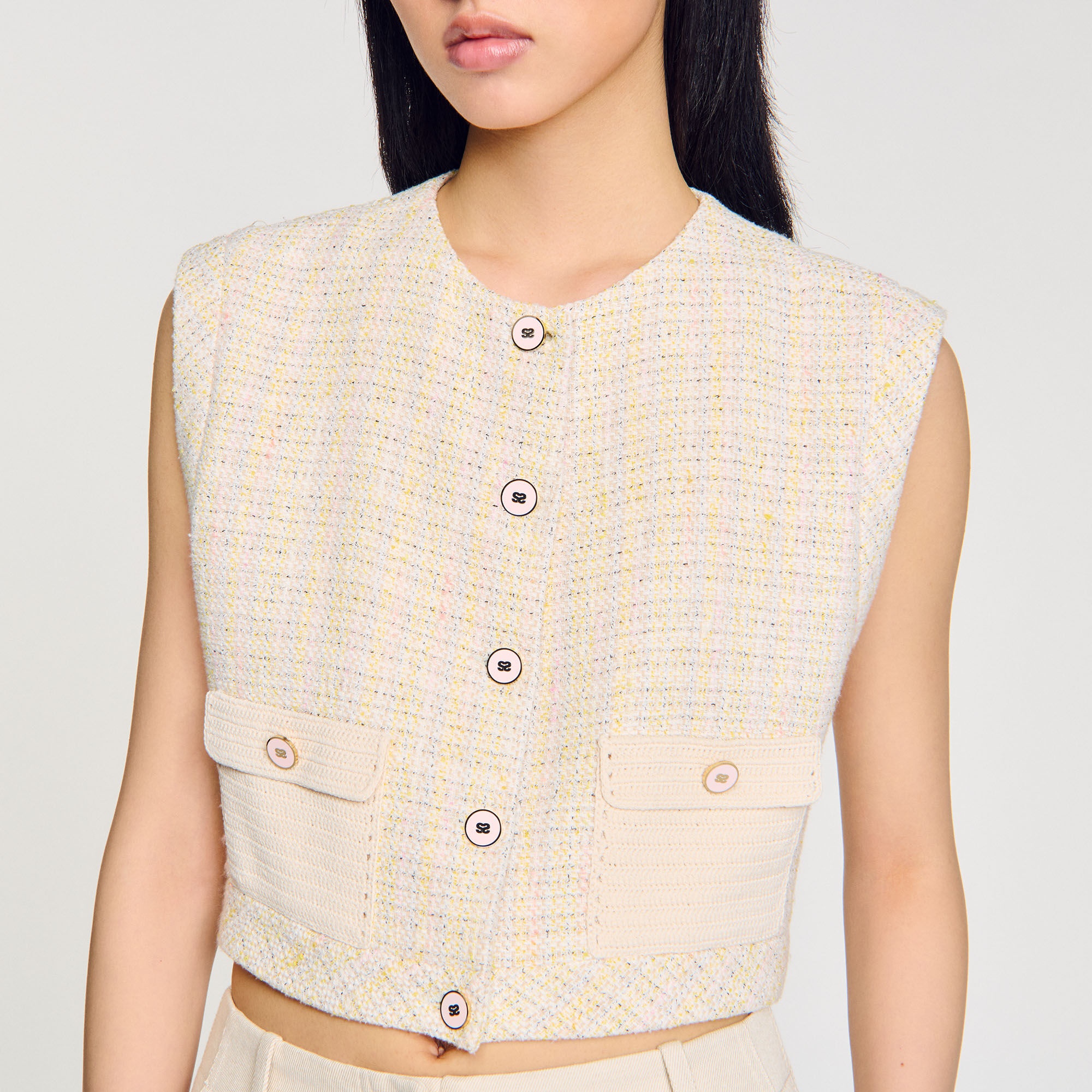 DECORATIVE TWEED JACKET - 3