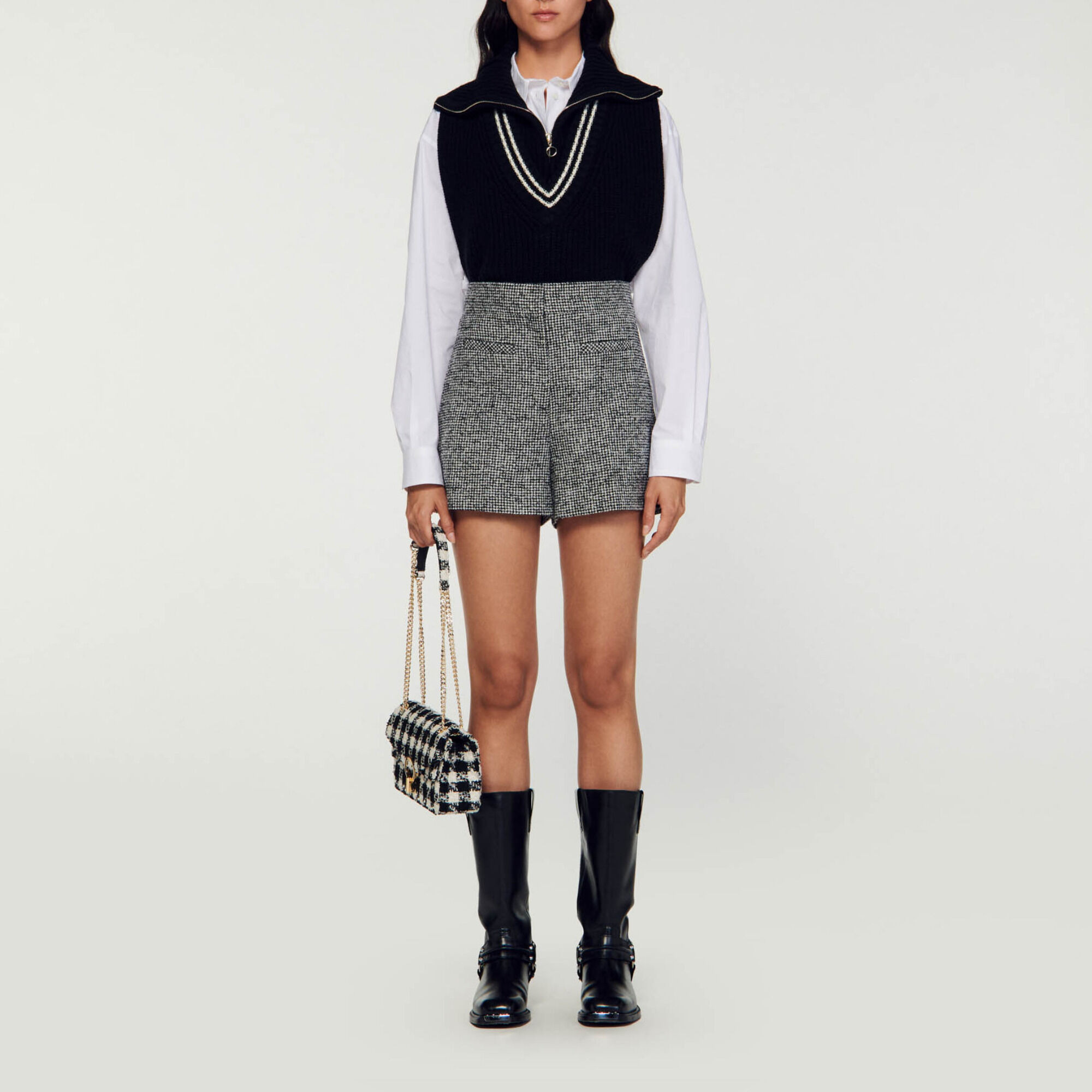 HOUNDSTOOTH SHORTS - 2