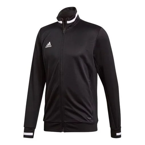 adidas Zipper Casual Sports Jacket Black DW6849 - 1