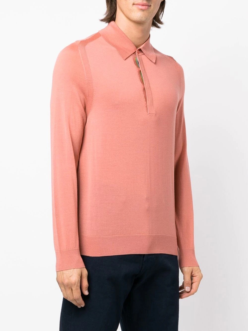 long-sleeved polo shirt - 3