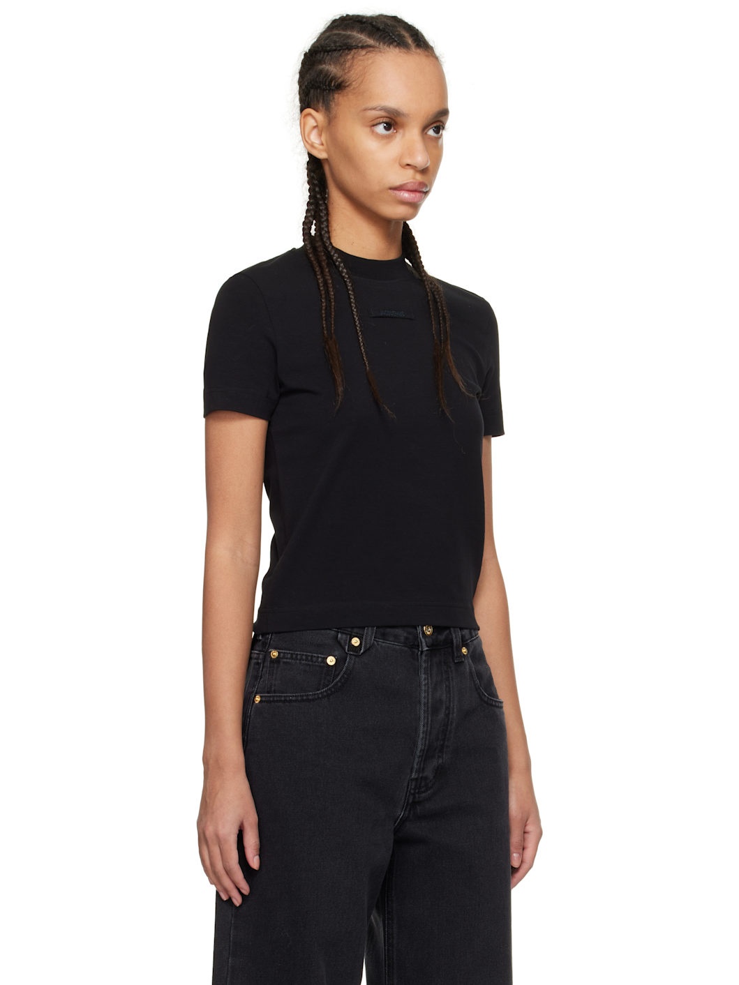 Black Les Classiques 'The Gros Grain' T-shirt - 3