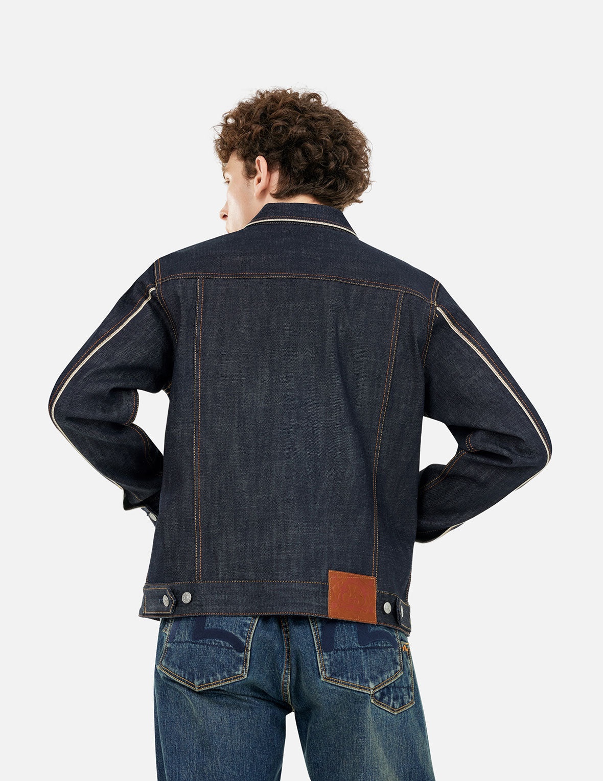 Classic Regular Fit Raw Denim Jacket - 6