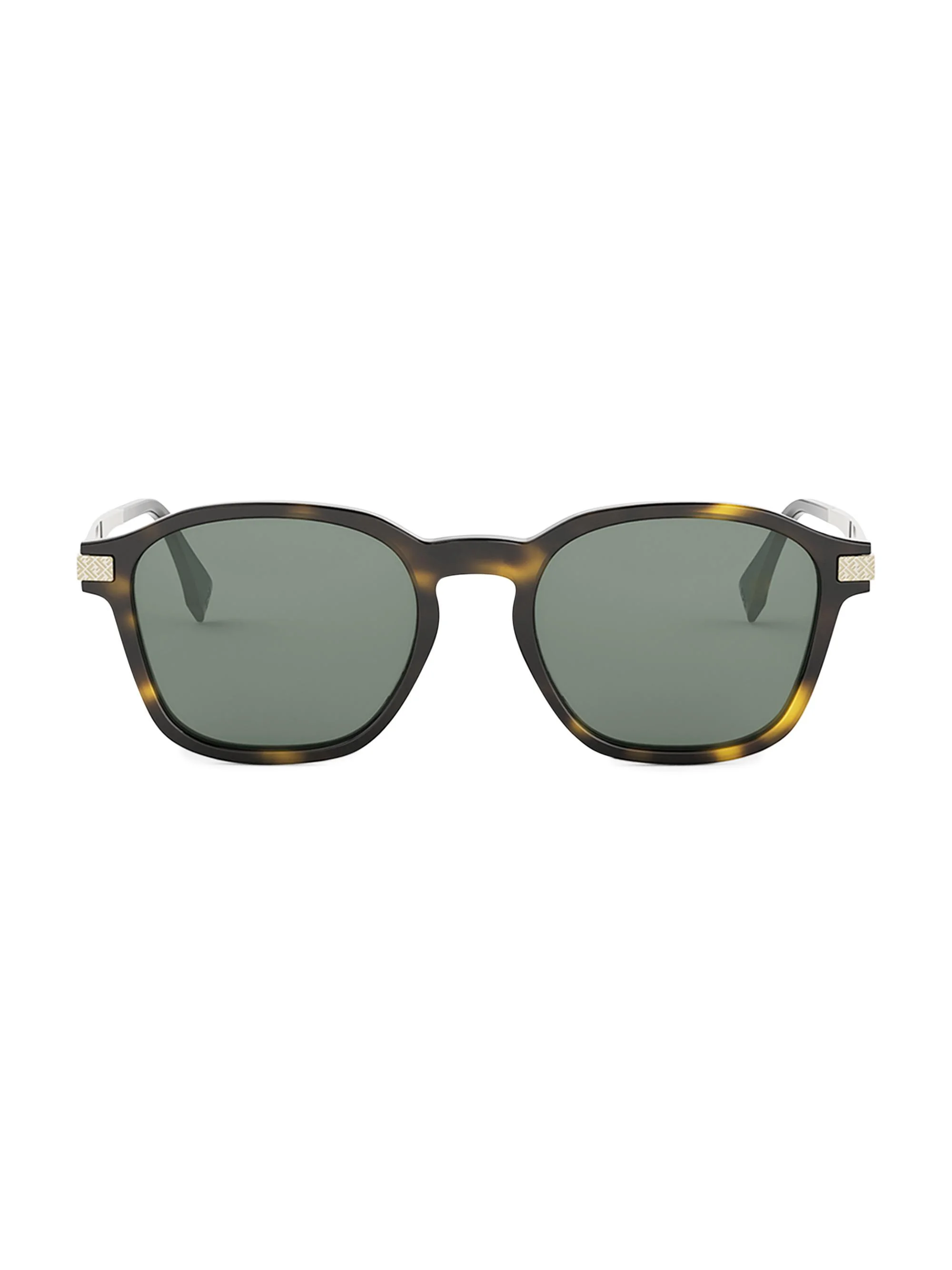 Men Essential 52MM Geometric Sunglasses - Black - 1