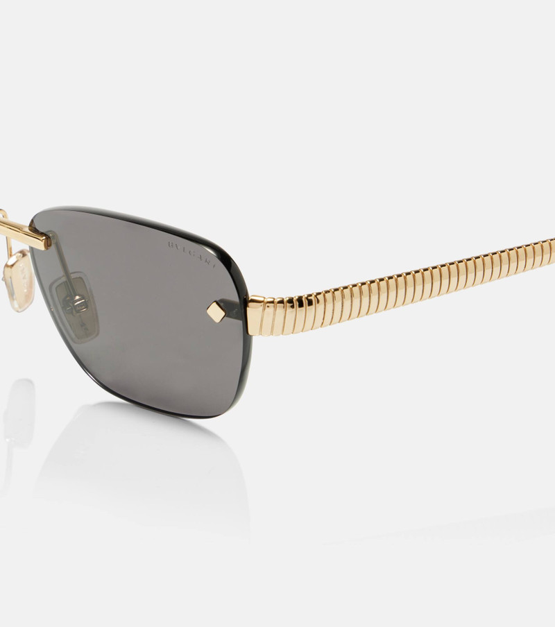 BVLGARI Tubogas rectangular sunglasses outlook