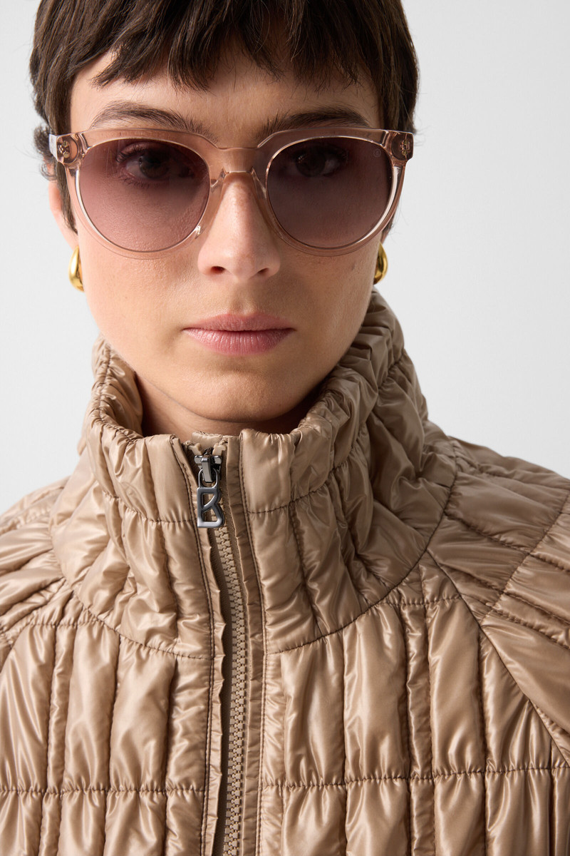 Sherry quilted jacket in Camel 5
