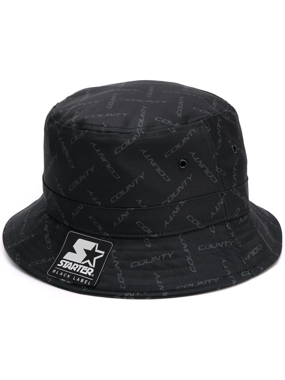 tonal logo print bucket hat - 1