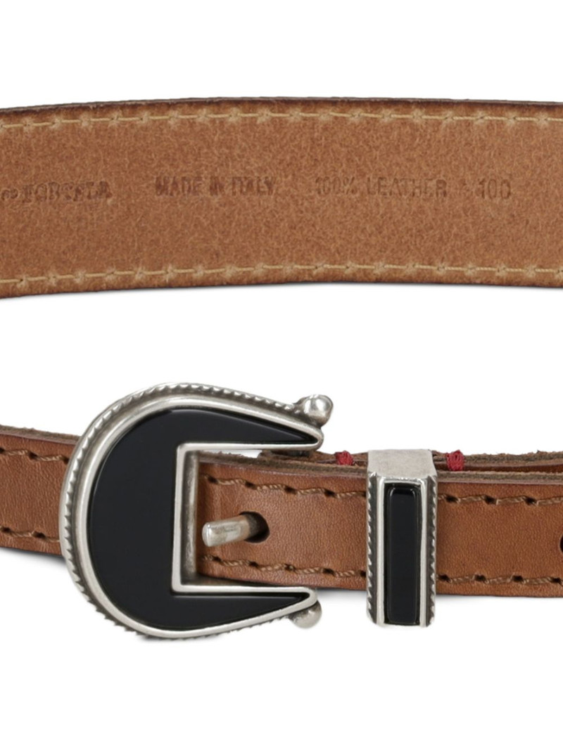 FORTELA leather buckle belt outlook
