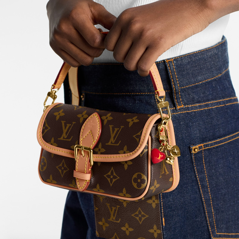 Micro Charms Heart Bag Charm 3