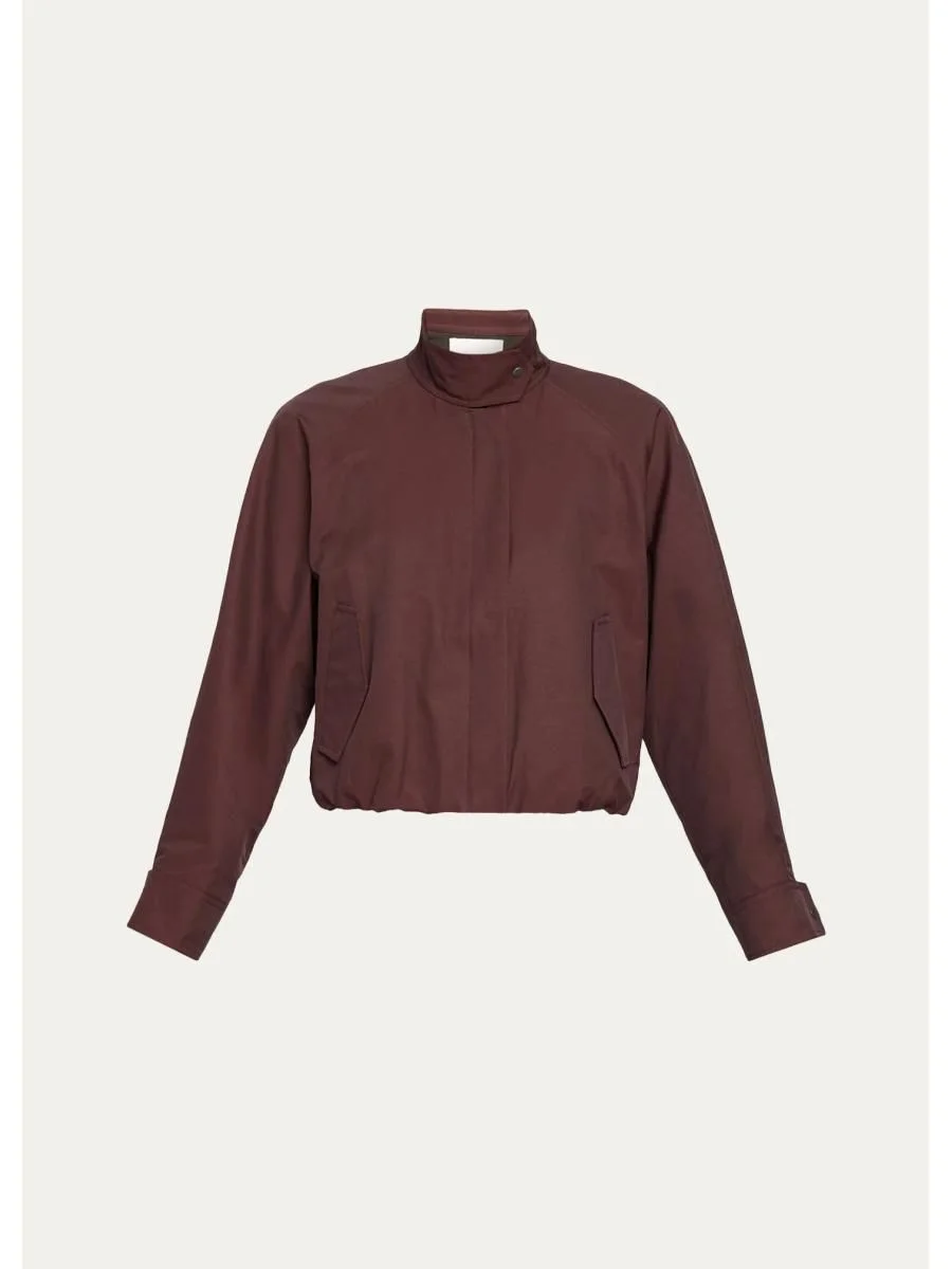 Men's Cotton Funnel-Neck Jacket - 1