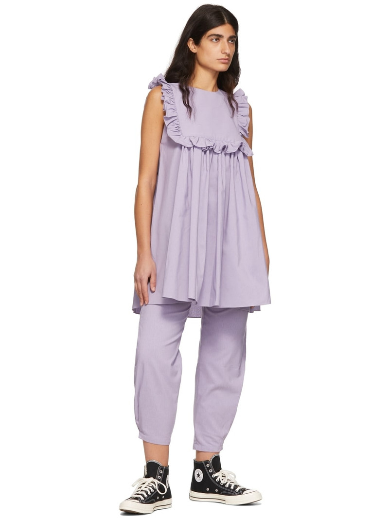 KIKA VARGAS Purple Ella Trousers outlook