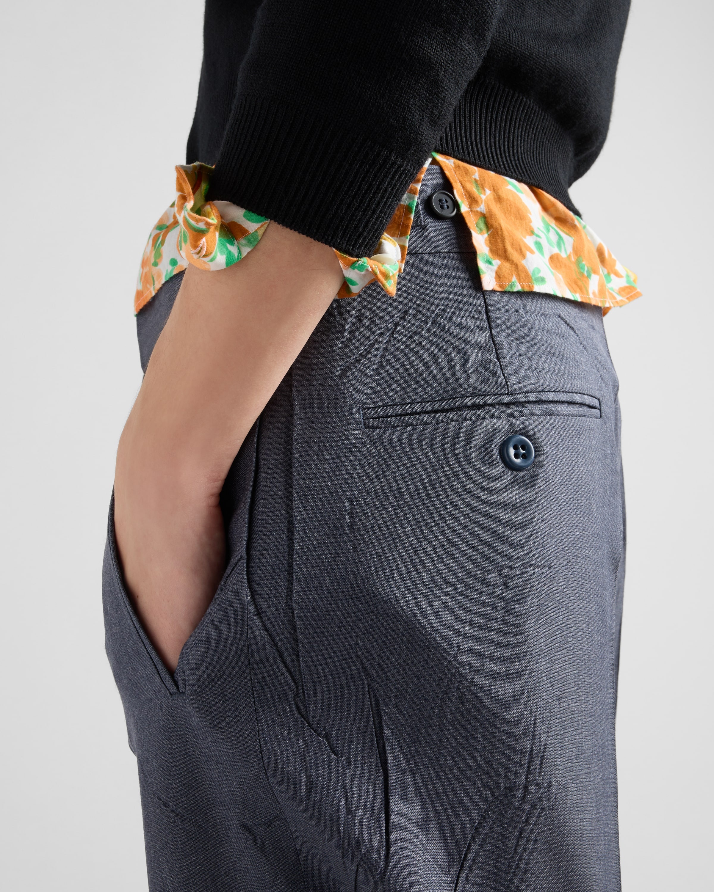 Mohair and silk pants - 4