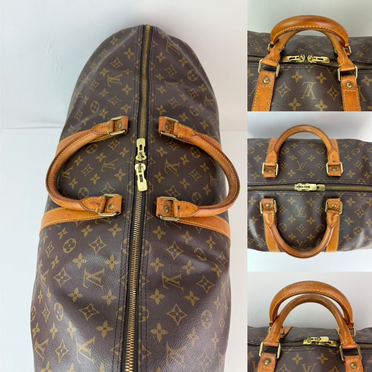 Louis Vuitton Keepall 55 Monogram Canvas Duffle Bag Luggage - 4