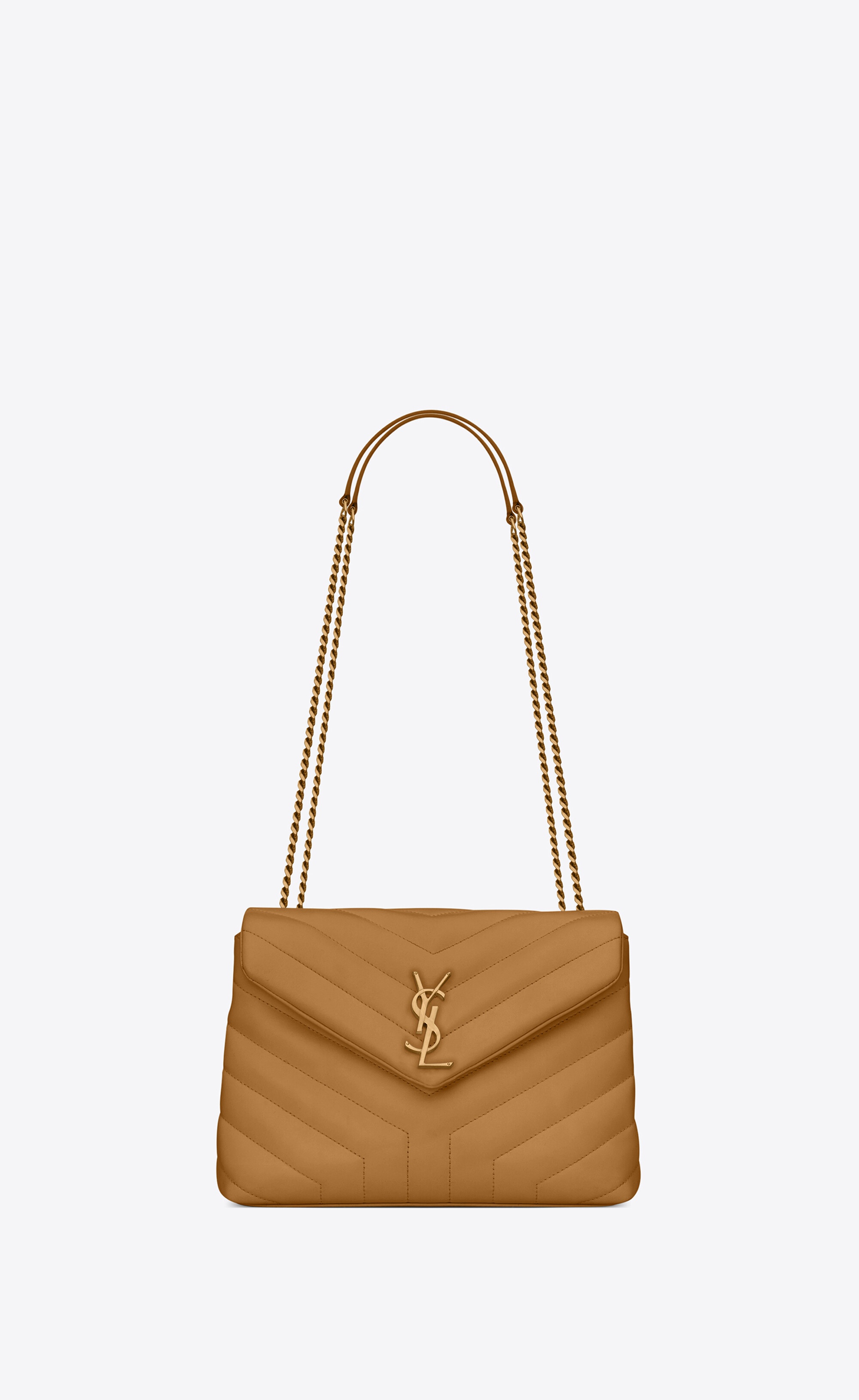loulou small chain bag in matelassé "y" leather - 1