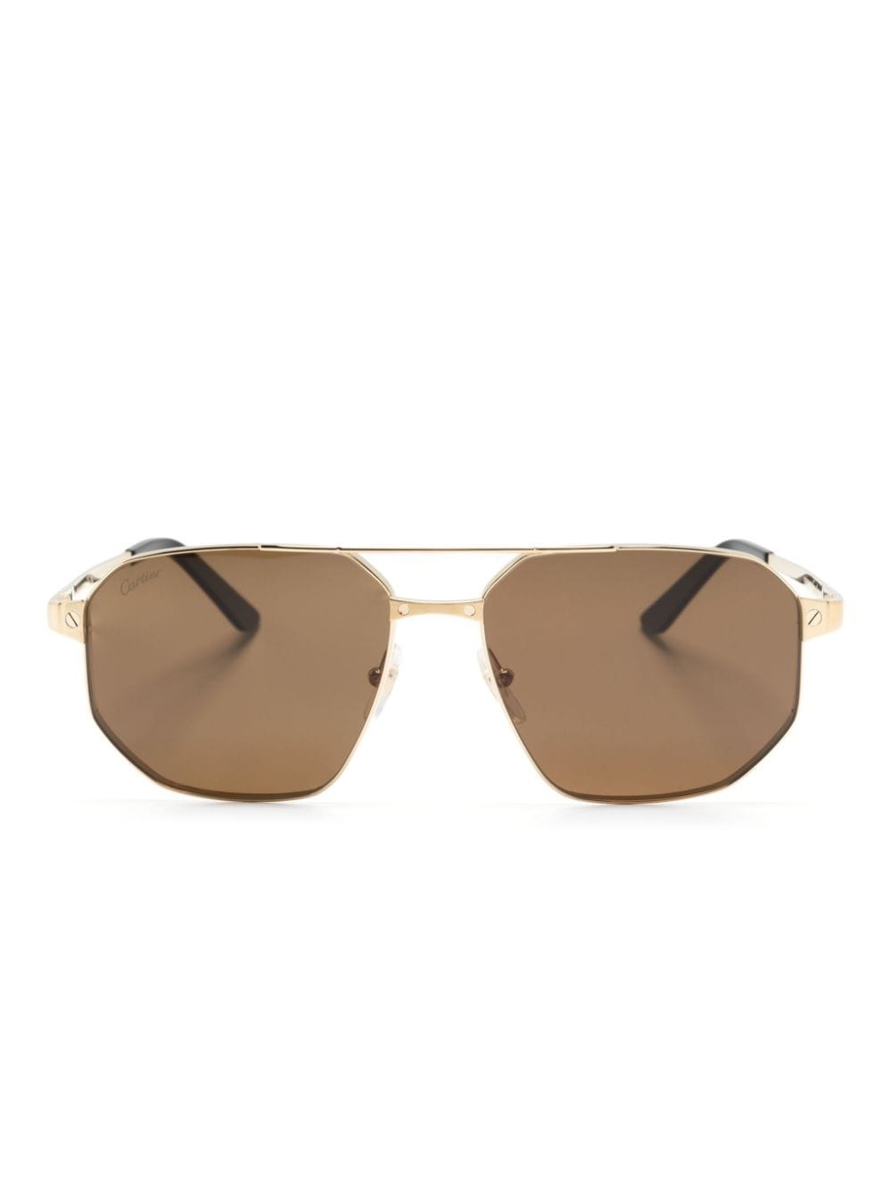 Santos de Cartier pilot-frame sunglasses - 1