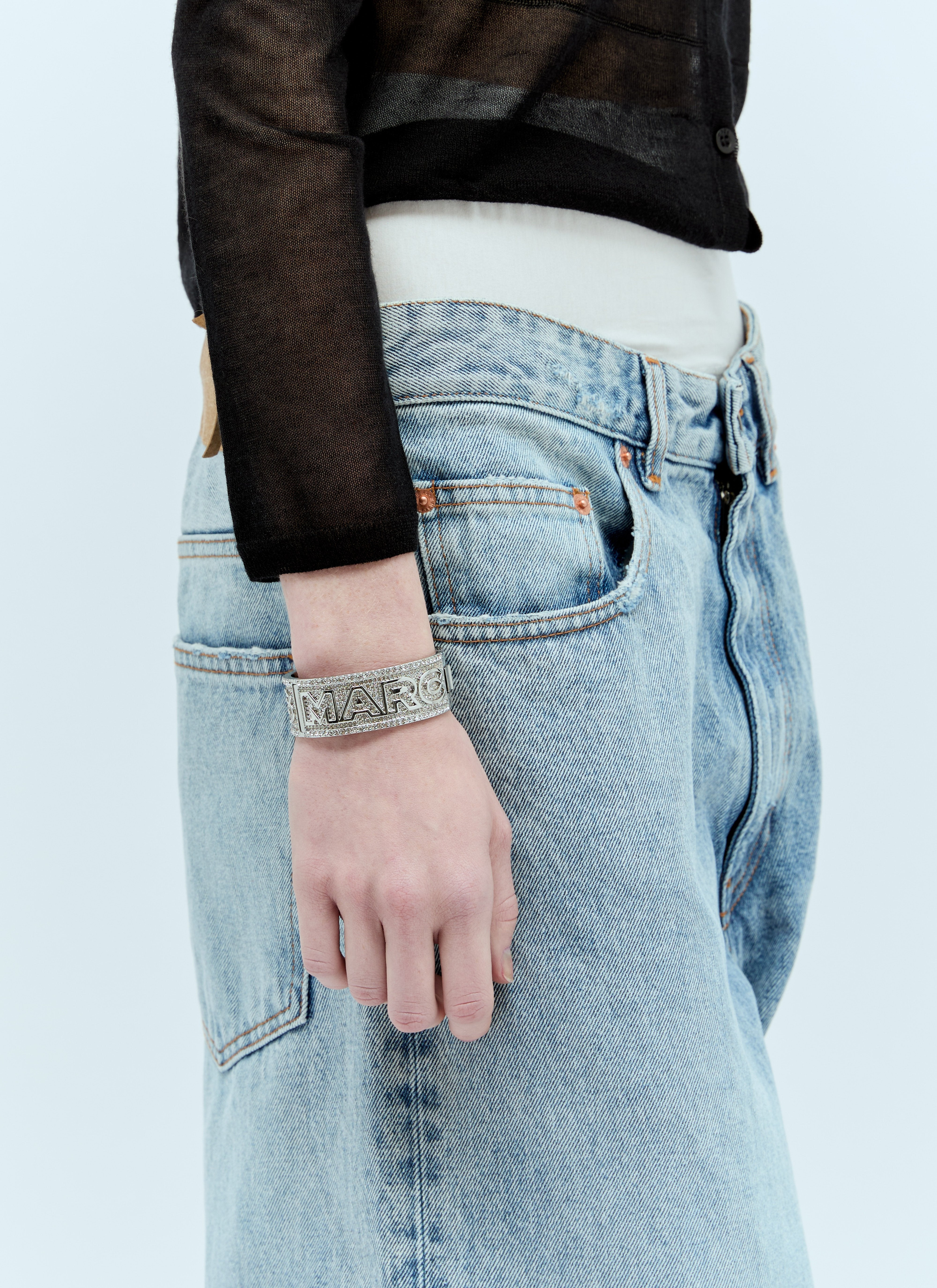 Marc Jacobs Women Monogram Crystal Cuff - 1