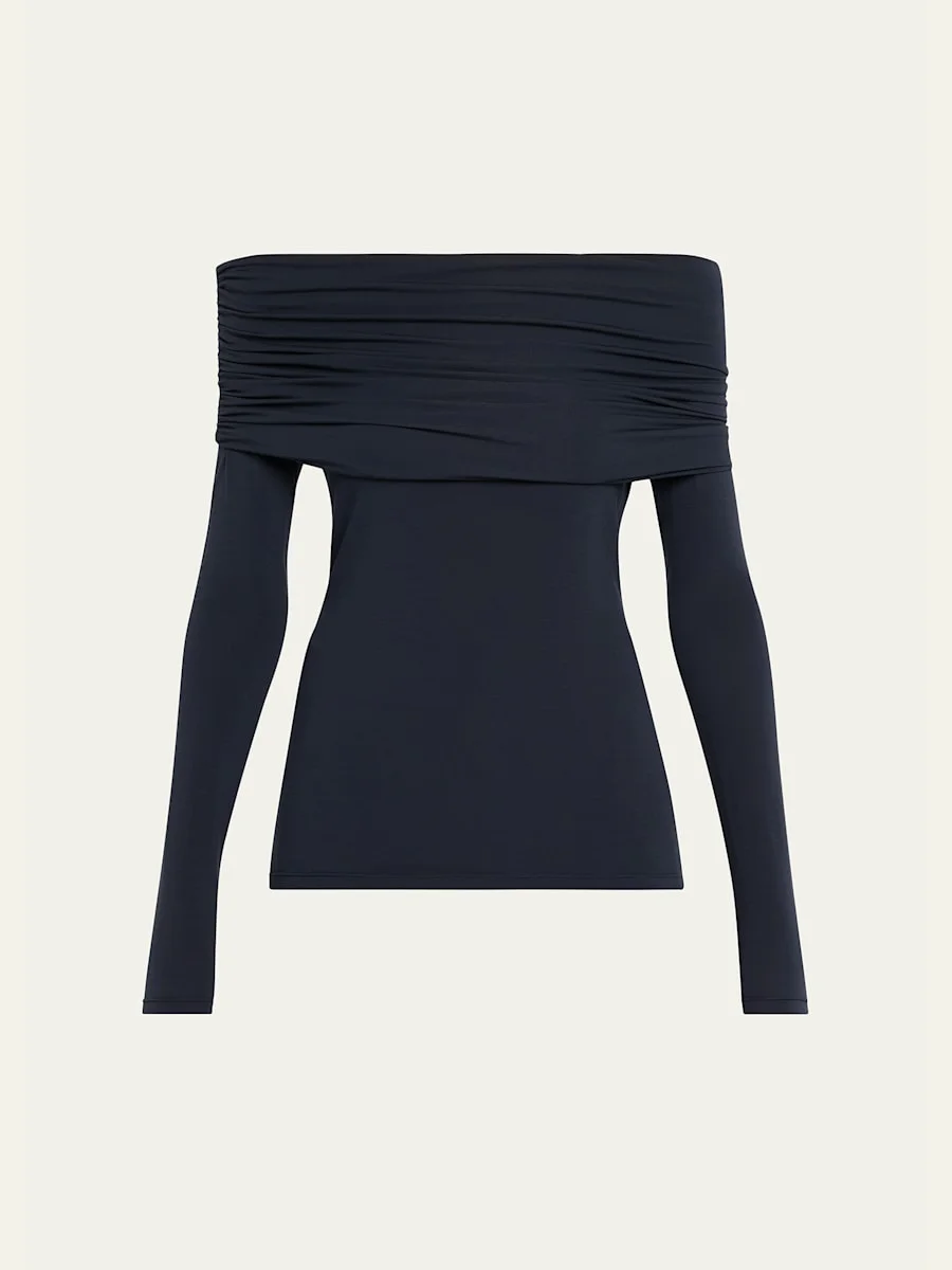 Adeline Off-Shoulder Tee - 1