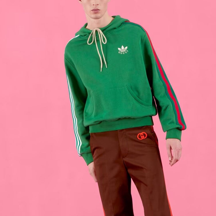 Gucci x adidas Cotton Sweatshirt 'Green' 692107-XJEKQ-3826 - 3