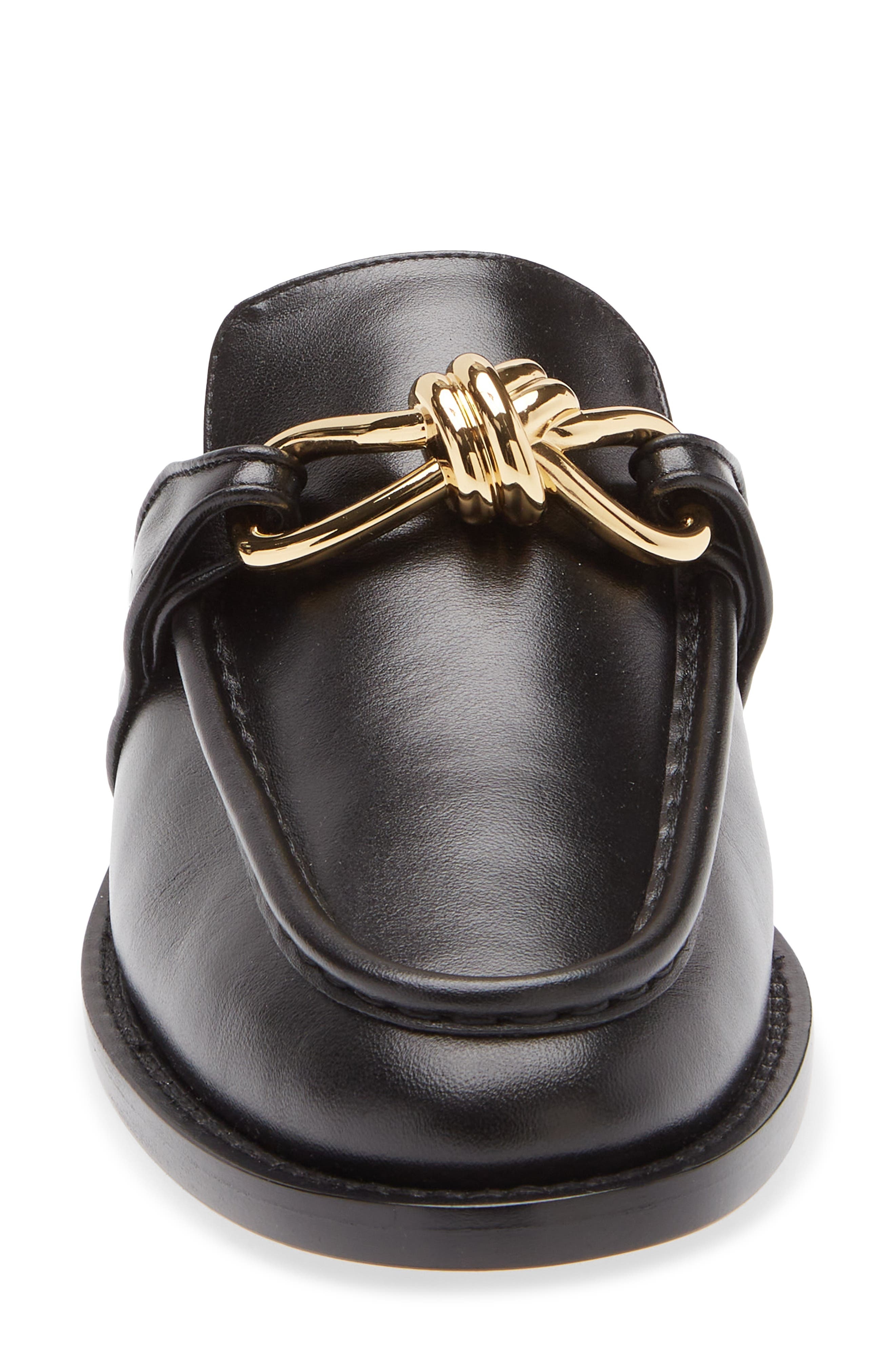 Bottega Veneta Astaire Knot Bit Mule Loafer in Black at Nordstrom - 2