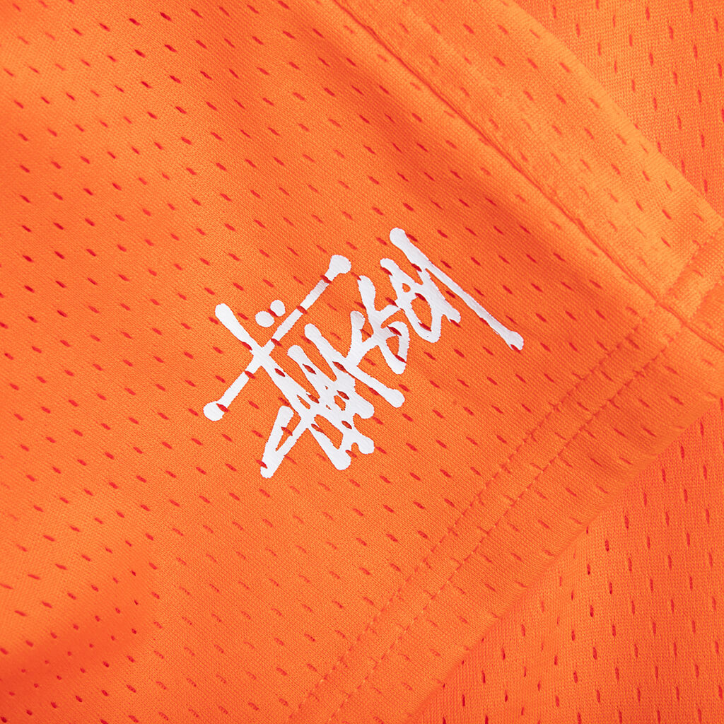 MESH BASIC SHORTS - ORANGE - 4