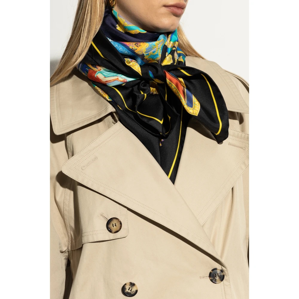 SILK SCARF WITH VERSACE GALLERY PRINT - 2