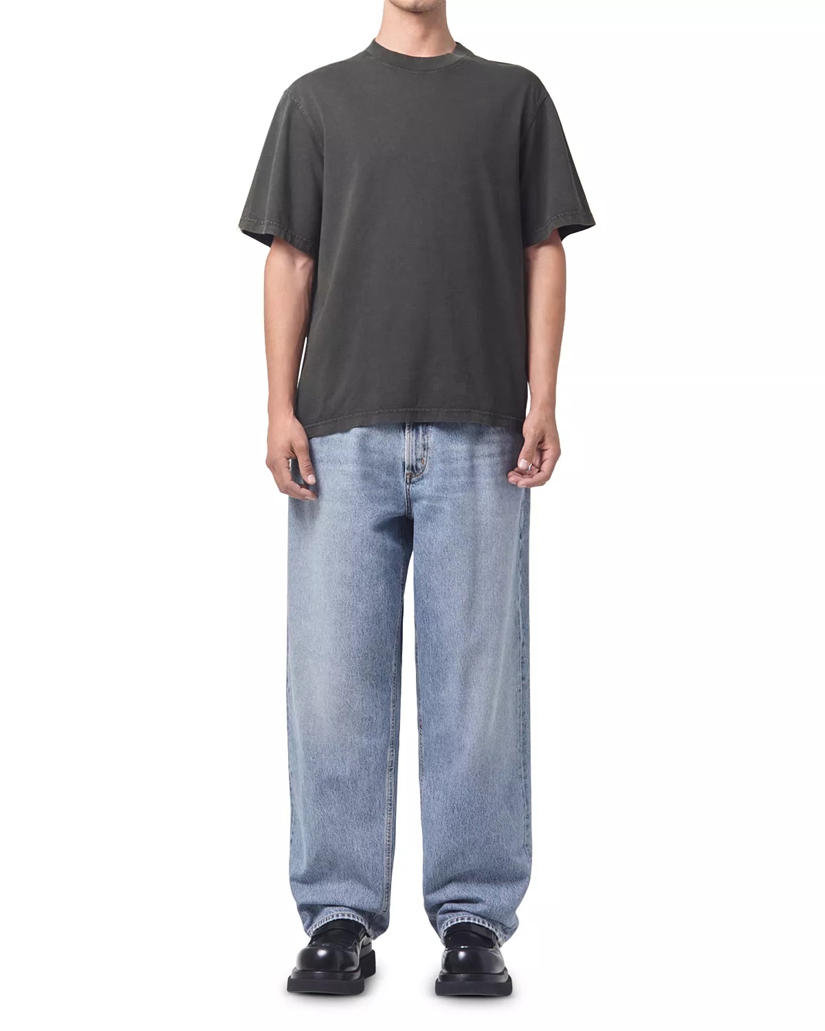 Fusion Relaxed Straight Leg Jeans in Ratio - 2