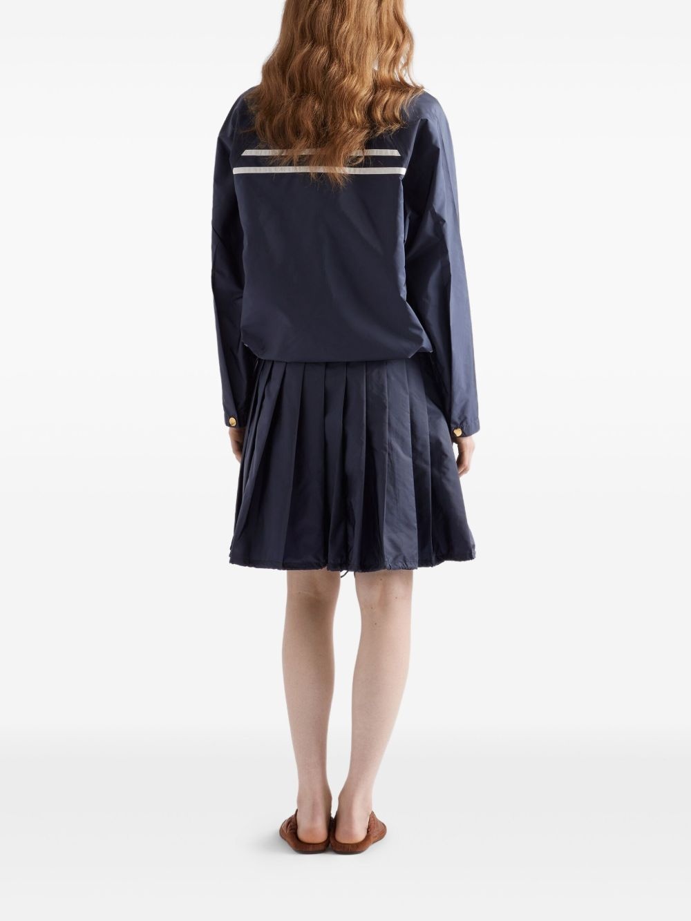 Re-Nylon pleated mini skirt - 3